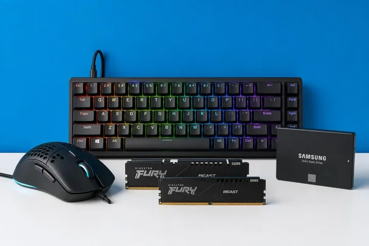 Serviço de peças e periféricos de computadores e notebooks